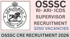 OSSSC CRE RECRUITMENT 2026
