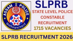 SLPRB RECRUITMENT 2026