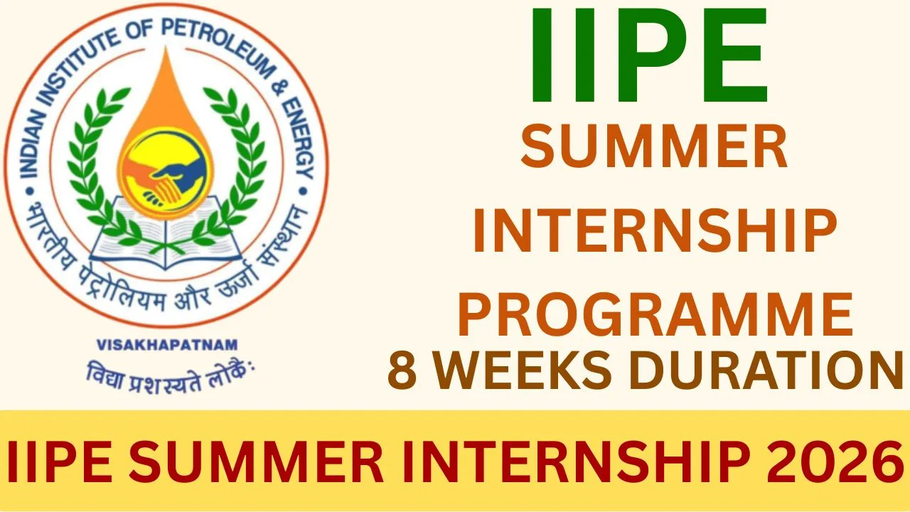 IIPE SUMMER INTERNSHIP 2026
