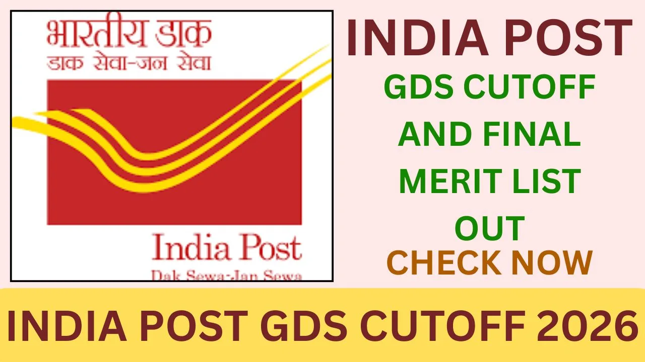INDIA POST GDS CUTOFF 2026